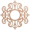 Ekena Millwork Dijon Wood Fretwork Pierced Ceiling Medallion, Cherry, 24"OD x 7 3/4"ID x 3/8"T CMWP24X24X0375DICH - alternate 1